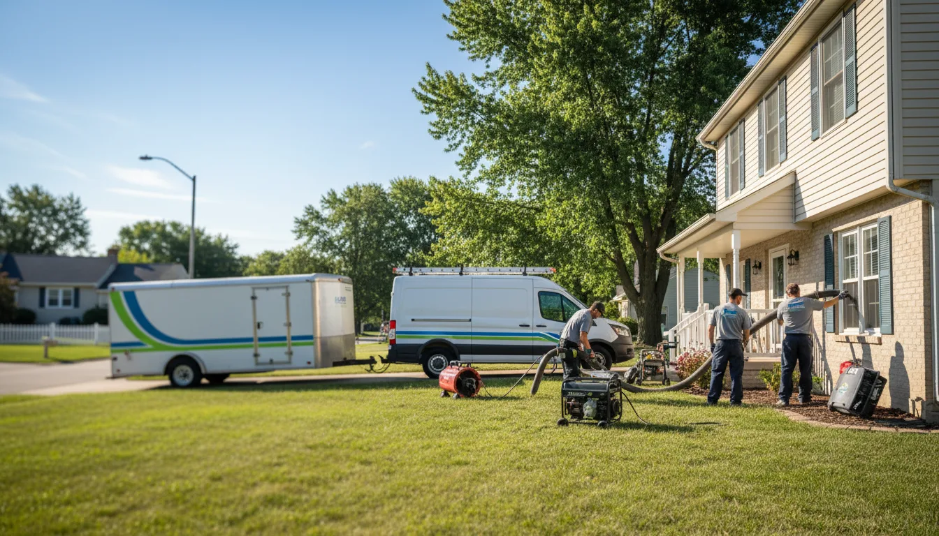 Flooded Basement Restoration And Cleanup With Repair in Ruthven, IA near me